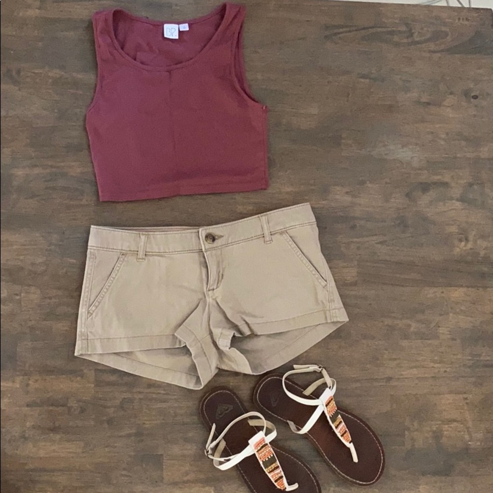 Tan Hollister Shorts